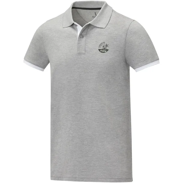 Morgan muška polo majica kratkih rukava, 200 g/m2 - Elevate Life Heather grey
