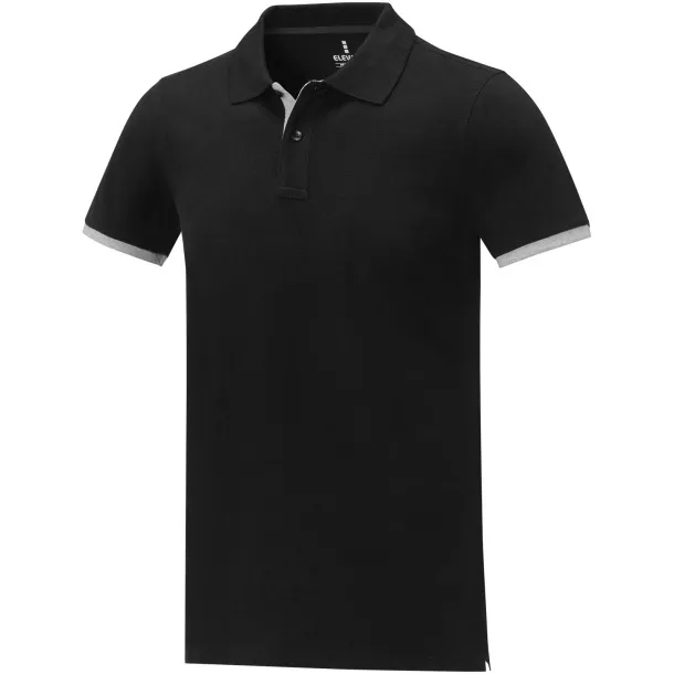 Morgan muška polo majica kratkih rukava - Elevate Life Solid black