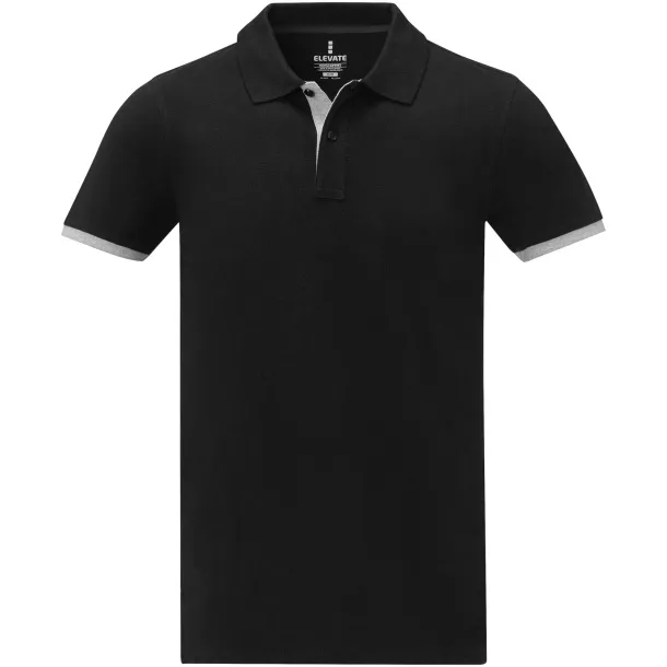 Morgan muška polo majica kratkih rukava - Elevate Life Solid black