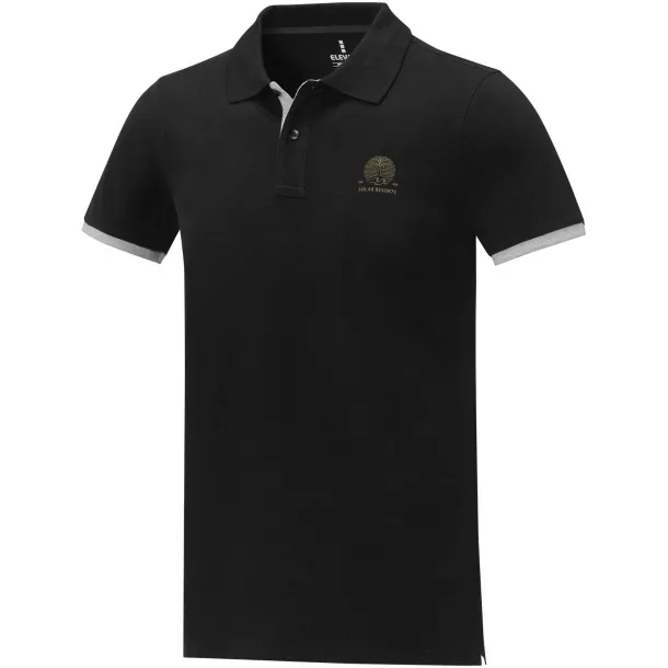 Morgan muška polo majica kratkih rukava, 200 g/m2 - Elevate Life Crna
