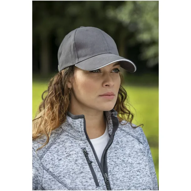 Darton 6 panel sandwich cap - Elevate Life Light pink