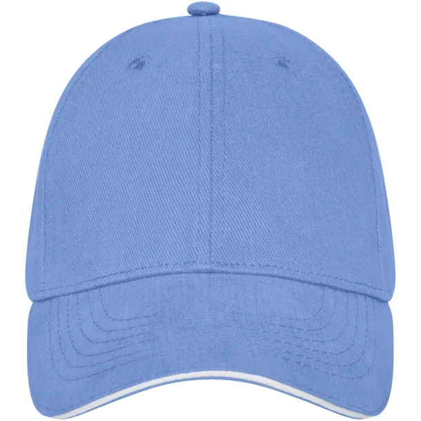 Darton 6 panel sandwich cap - Elevate Life Light blue