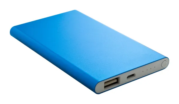 FlatFour USB prijenosna baterija, 4000 mAh Plava