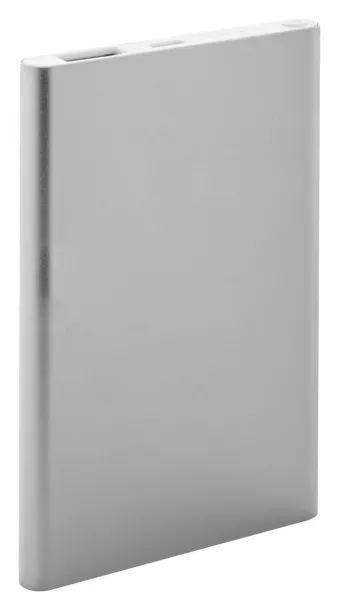 FlatFour USB prijenosna baterija, 4000 mAh Srebrna