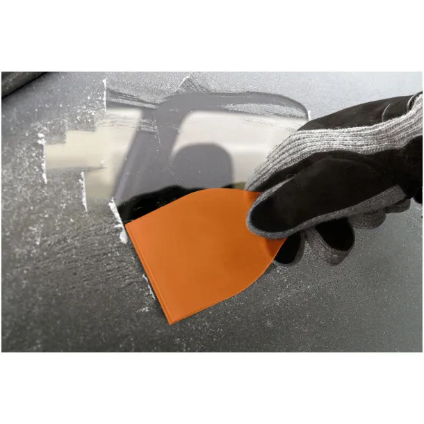 Chilly 2.0 large ice scraper made from recycled plastic Orange