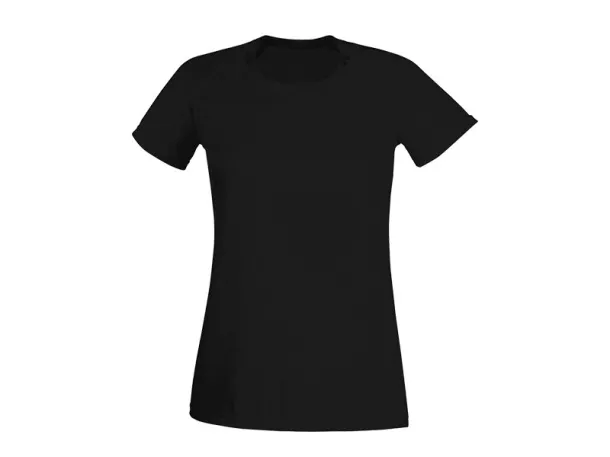 RECORD LADY women’s sport T shirt - EXPLODE Black