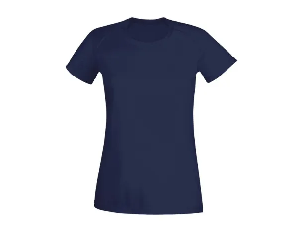 RECORD LADY women’s sport T shirt - EXPLODE Blue