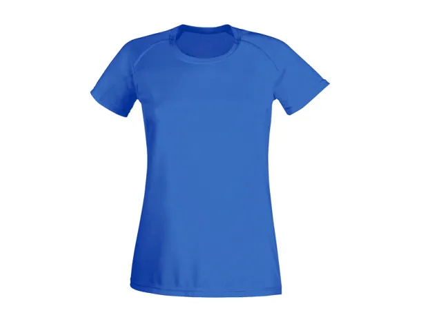 RECORD LADY women’s sport T shirt - EXPLODE Royal blue