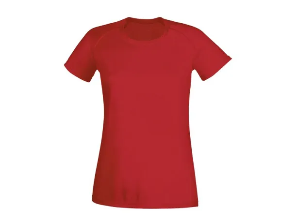 RECORD LADY women’s sport T shirt - EXPLODE Red