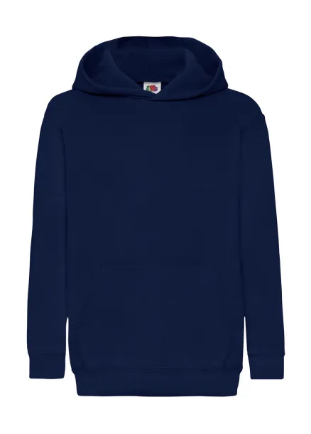  Klasični dječji hoodie - Fruit of the Loom Mornarsko plava