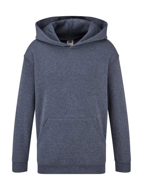  Klasični dječji hoodie - Fruit of the Loom Heather Navy