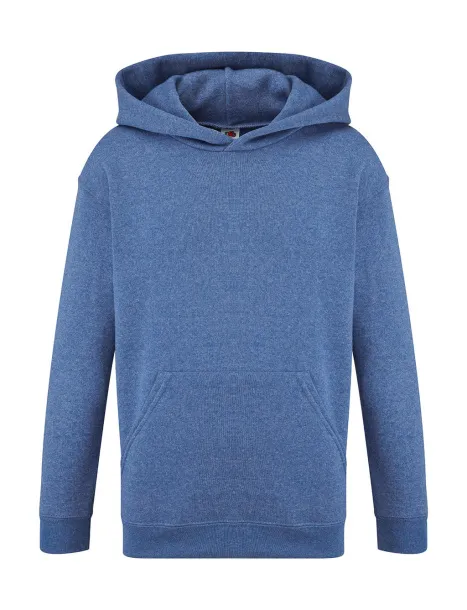  Klasični dječji hoodie - Fruit of the Loom Heather Royal