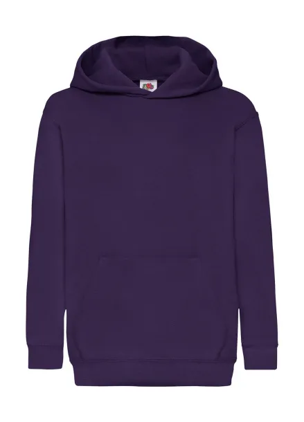  Kids Classic Hooded Sweat - Fruit of the Loom Ljubičasta