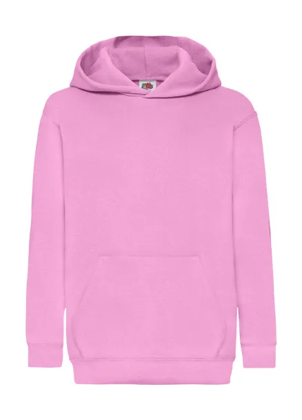  Kids Classic Hooded Sweat - Fruit of the Loom Light Pink