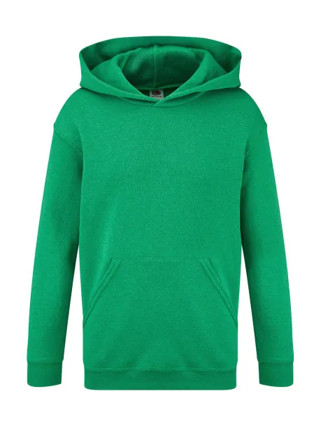  Klasični dječji hoodie - Fruit of the Loom Heather Green