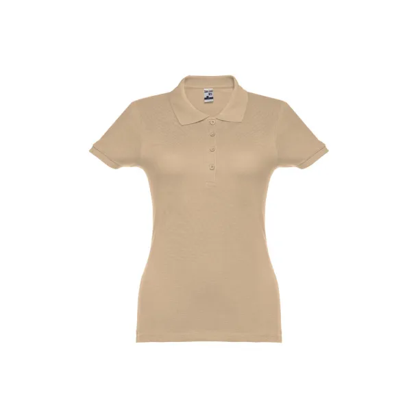 EVE ženska polo majica, 195 g/m² Svijetlo smeđa
