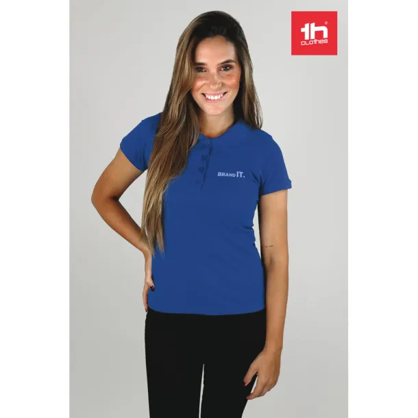 EVE Women's polo shirt Royal blue