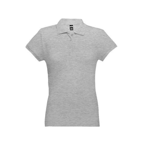 EVE Women's polo shirt Heather light grey