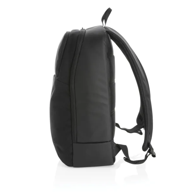  Swiss Peak laptop backpack with UV-C sterilizer pocket - Swiss Peak Black 