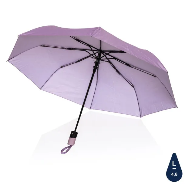  21" Impact AWARE™ 190T mini auto open umbrella - XD Collection purple 