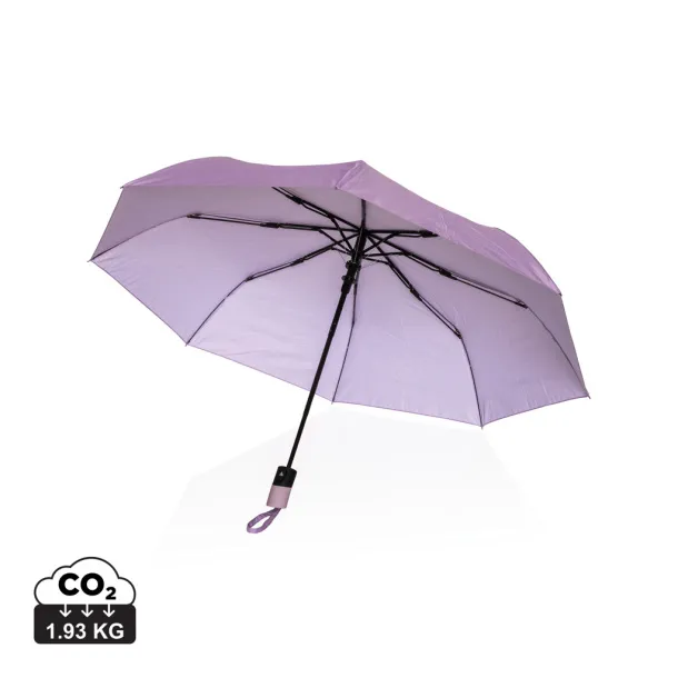  21" Impact AWARE™ 190T mini auto open umbrella - XD Collection purple 