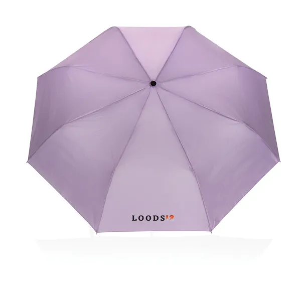  21" Impact AWARE™ 190T mini auto open umbrella - XD Collection purple 