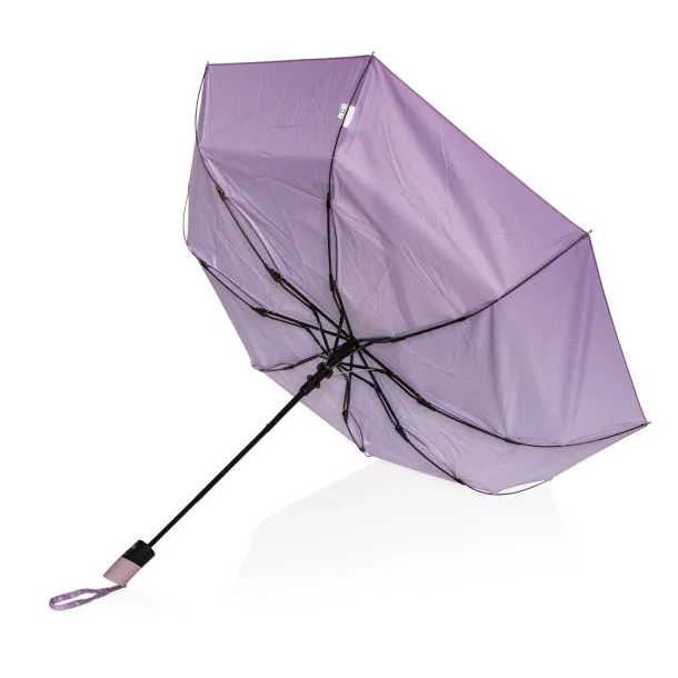  21" Impact AWARE™ 190T mini auto open umbrella - XD Collection purple 