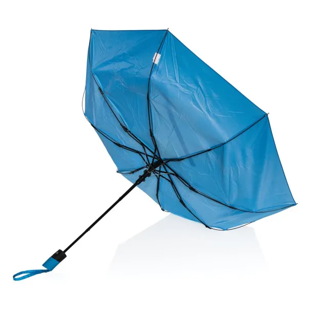  21" Impact AWARE™ 190T mini auto open umbrella - XD Collection tranquil blue