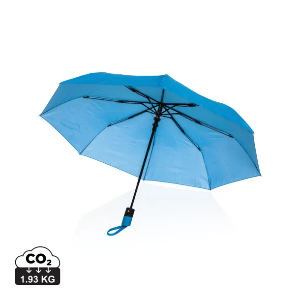  21" Impact AWARE™ 190T mini auto open umbrella - XD Collection tranquil blue