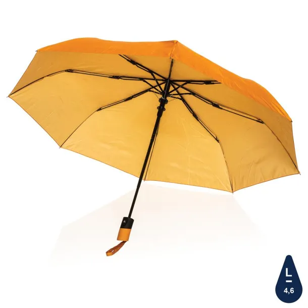  21" Impact AWARE™ 190T mini auto open umbrella - XD Collection Orange 