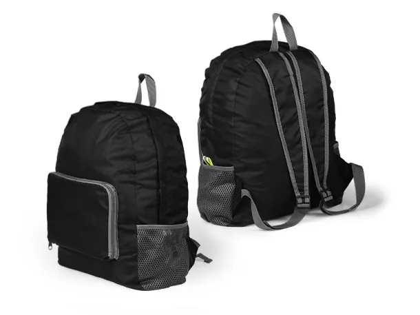 TRAIL foldable backpack - BRUNO Black