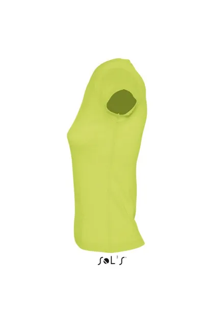  Ženska majica kratkih rukava s V izrezom, 150 g/m2 - SOL'S Apple Green
