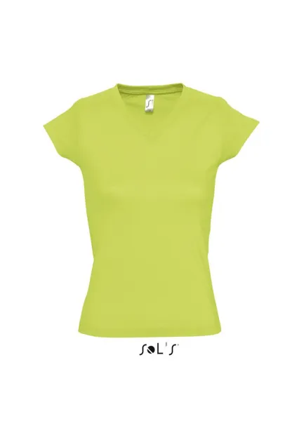  Ženska majica kratkih rukava s V izrezom, 150 g/m2 - SOL'S Apple Green