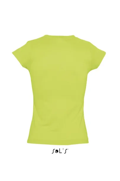  Ženska majica kratkih rukava s V izrezom, 150 g/m2 - SOL'S Apple Green