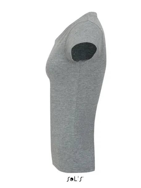  Ženska majica kratkih rukava s V izrezom, 150 g/m2 - SOL'S Grey Melange