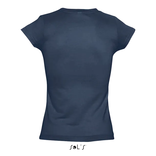  Ženska majica kratkih rukava s V izrezom, 150 g/m2 - SOL'S Denim