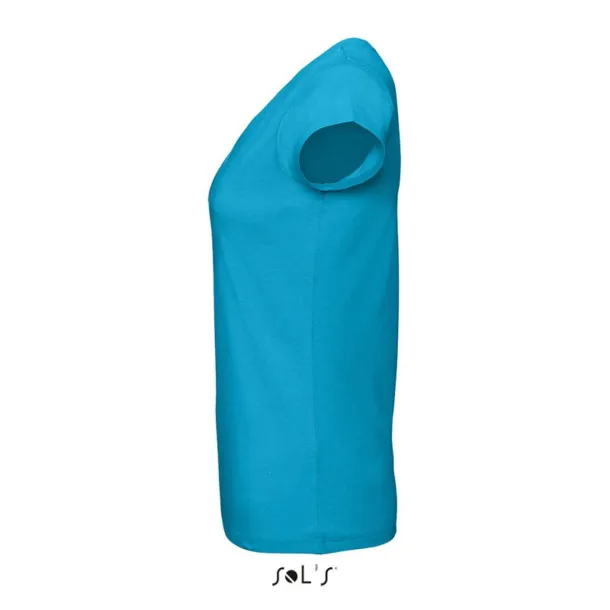  Ženska majica kratkih rukava s V izrezom, 150 g/m2 - SOL'S Aqua