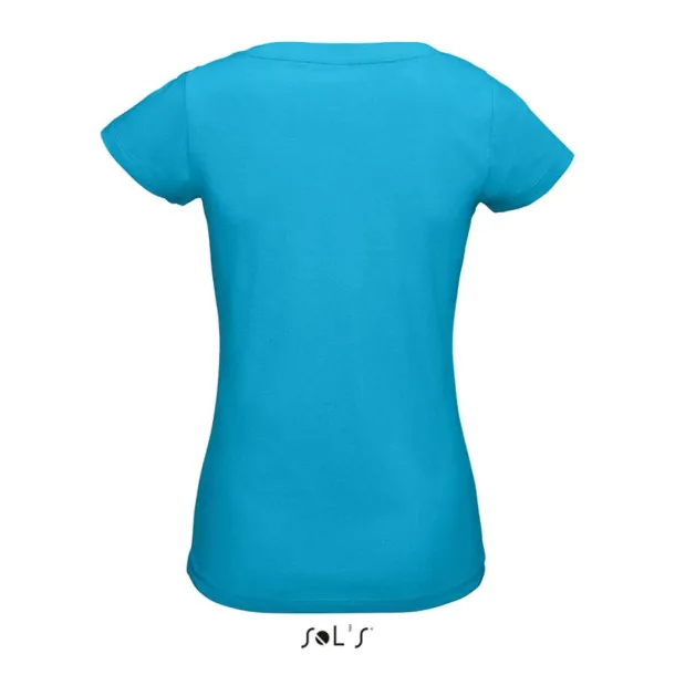  SOL'S MOON - WOMEN’S V-NECK T-SHIRT - SOL'S Aqua