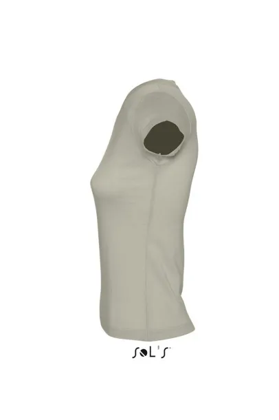  Ženska majica kratkih rukava s V izrezom, 150 g/m2 - SOL'S Khaki