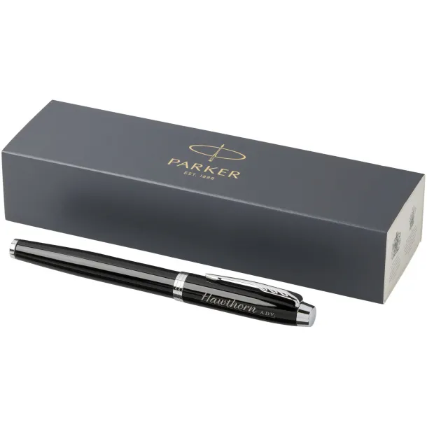 IM rollerball pen - Parker Solid black Chrome