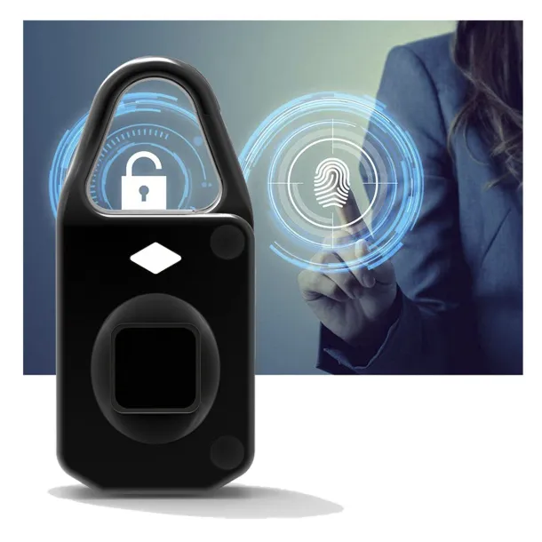 SCX.design T10 fingerprint padlock - SCX.design Solid black