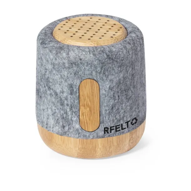  Felt RPET and bamboo wireless speaker 3W A69F99