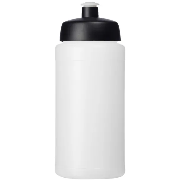 Baseline® Plus 500 ml bottle with sports lid Solid black White