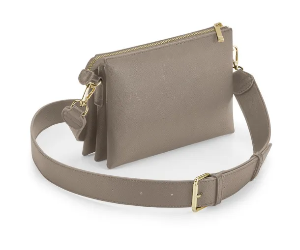  Boutique Soft Cross Body Bag - Bagbase Taupe