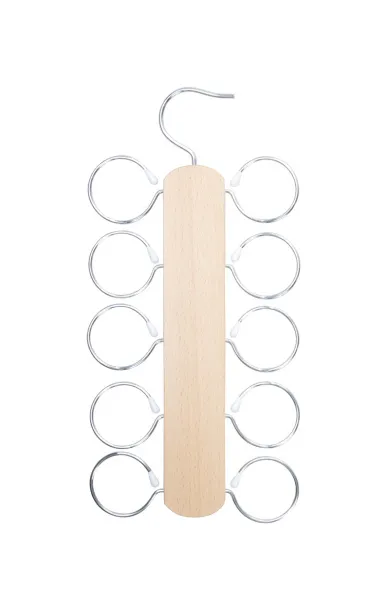 Smalto scarf holder Natural Silver