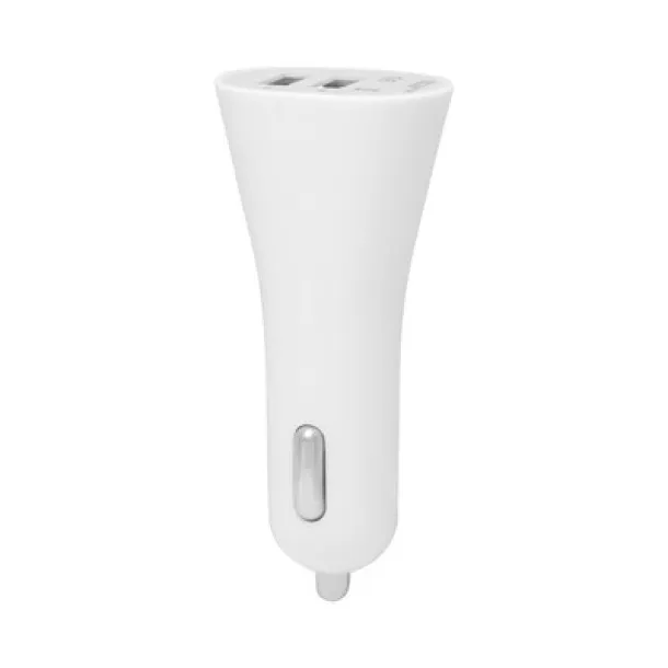  USB auto punjač white