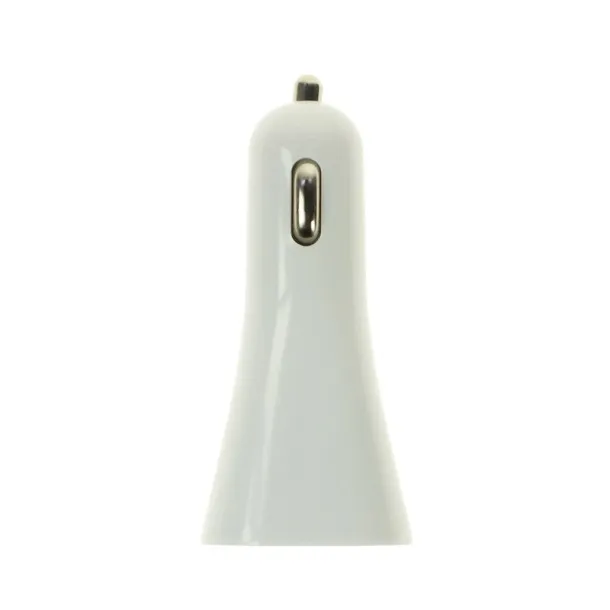  USB auto punjač white