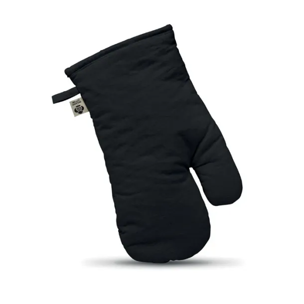 NEVON Organic cotton oven glove Black