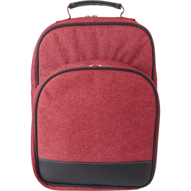  Picnic backpack, cooler bag red