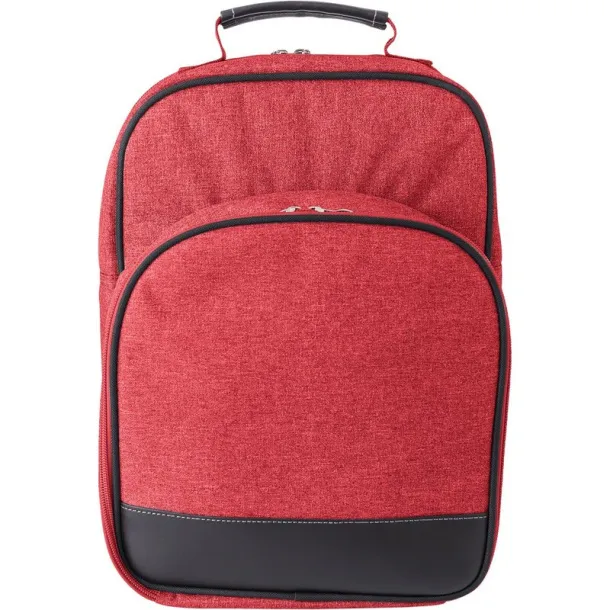  Picnic backpack, cooler bag red